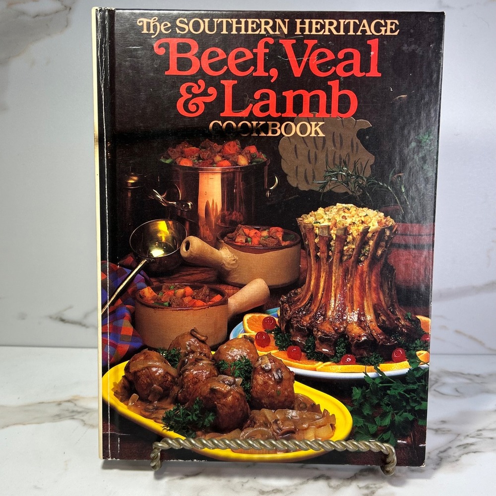 Southern Heritage Beef Veal & Lamb Cookbook 1984 Southern Living Oxmoor House
